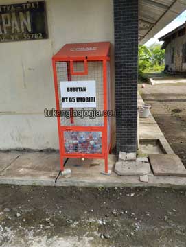Jual Tempat Sampah Botol Plastik Way Kanan Harga Murah
