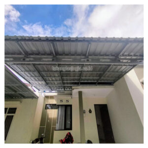 Kanopi Baja Ringan Atap Galvalum