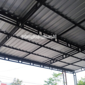 Kanopi Kerangka Hollow Atap Galvalum