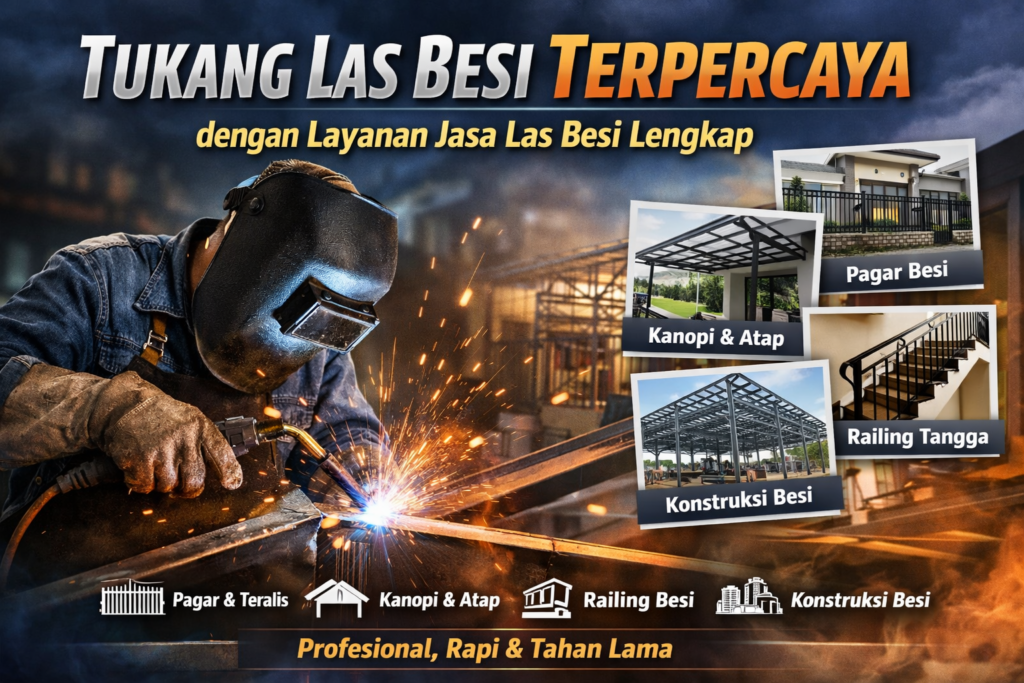 Tukang Las Besi Terpercaya dengan Layanan Jasa Las Besi Lengkap
