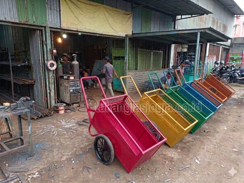 Jual Gerobak Sampah Kota Surabaya Harga Murah